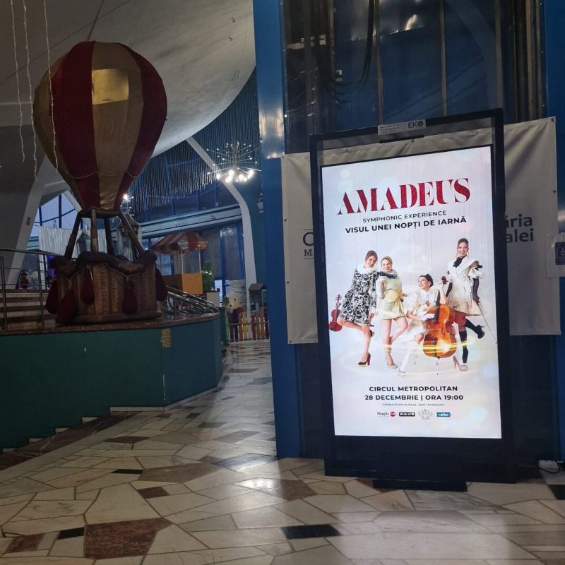 Reteaua Digitala DOOH Indoor - Circul Metropolitan București – Stanga